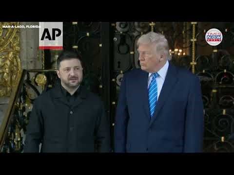 ‘WHAT A DUMB…’ Trump Welcomes Zelensky at Mar-a-Lago, Shrugs Off Security Guarantees