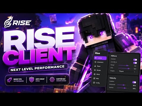 Rise Client - The Best Free Minecraft Hacked Client for Java in 2026! (1.8.9 - 1.21.11+)