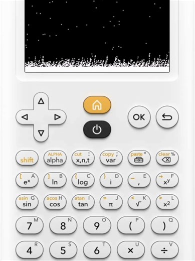 #python #numworks #winter #snow Script : https://my.numworks.com/python/schraf/flocons