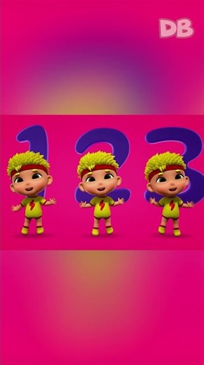 Aprendiendo a contar chupetes con el bebé Chicky 🍼🔢 | D Billions Canciones Infantiles #shorts #db