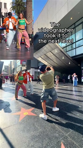 The videographer took it to the next level 🤯😂