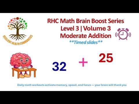 Brain Boost Math | Level 3 | Volume 3 | Moderate Addition