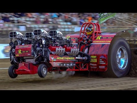 INSANITY! Super Modified Tractor Pulling 2025! Jerseyville, Illinois! Pro Pulling League.