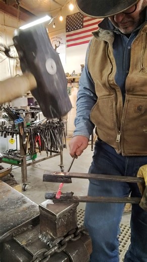 spring fuller under the treadle hammer