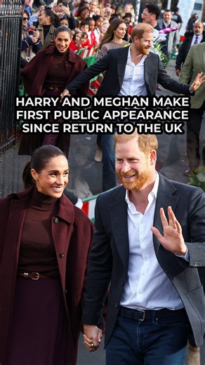 BREAKING: Harry and Meghan make first public appearance since returning to UK