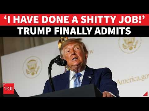 ‘SHITTY JOB AS PRESIDENT’: Trump Goes Off-Track At AI Event; Then Admits Iran War ‘DEFEAT’?