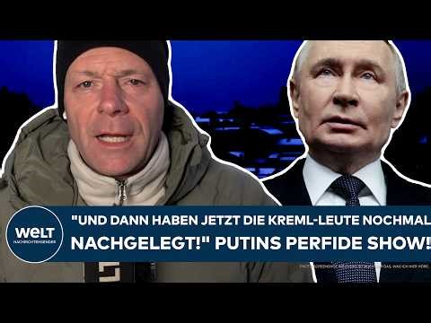 UKRAINE-KRIEG: "Und dann haben jetzt die Kreml-Leute nochmal nachgelegt!" Putins perfide Show!