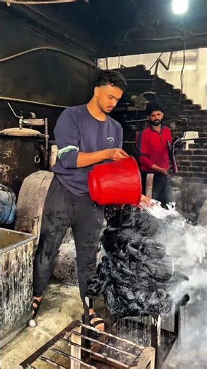 White Yarn Turns Into Vibrant Colors | Amazing Dyeing Process