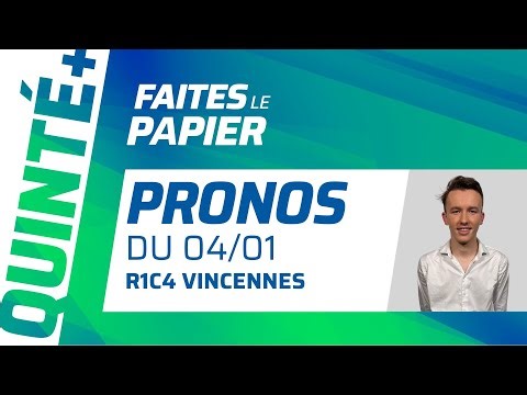 PRONOSTICS QUINTÉ+ DU DIMANCHE 4 JANVIER À VINCENNES : DIAMOND TRUPPO, VÉRITABLE BOMBE DE VITESSE