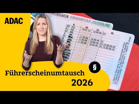 Millionen Scheckkarten-Führerscheine laufen 2026 ab – Eurer auch? | ADAC | Recht? Logisch!