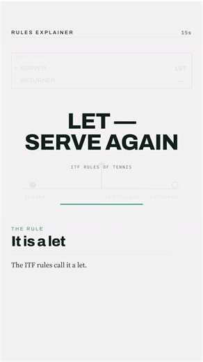 Why a Let Serve Does Not Count 🎾