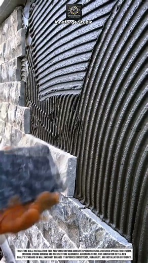 stone wall installation tool innovation improving masonry finishing accuracy #innovation