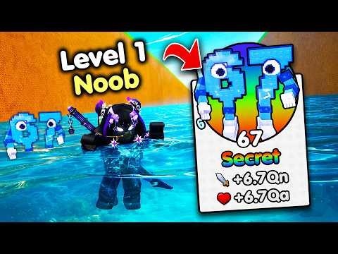 Starting Over as NOOB with OP SECRET in Dive For Brainrots! (Roblox)