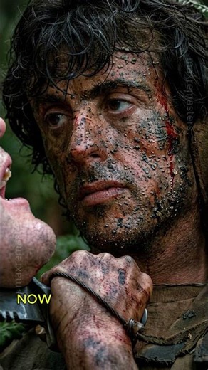 The Dark Truth Behind the First Rambo (1982) #rambo #firstblood #sylvesterstallone #4k #80s