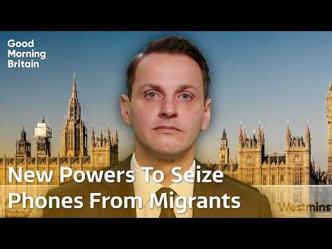 Phones to be seized from migrants who arrive illegally | Good Morning Britain