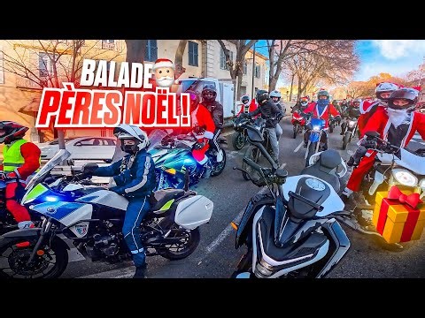 BALADE DES PÈRES NOËL 2025 🎅🏍️ (immersion totale)