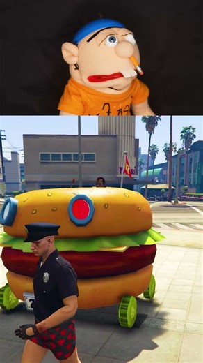 Jeffy Draws a BURGER CAR in GTA 5!