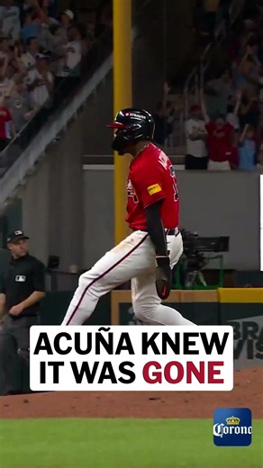 Ronald Acuña Jr. went high-stepping around the bases 😤