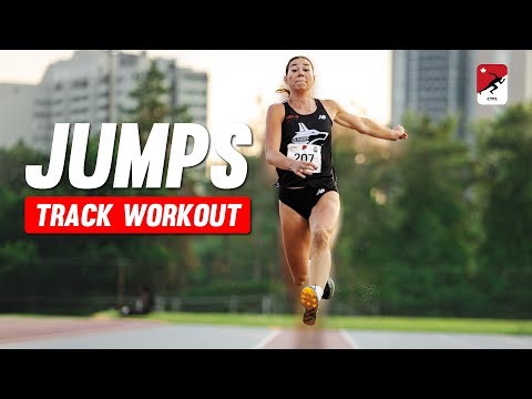 FULL Long Jump Training Session - Workout With Celia Markovinovic