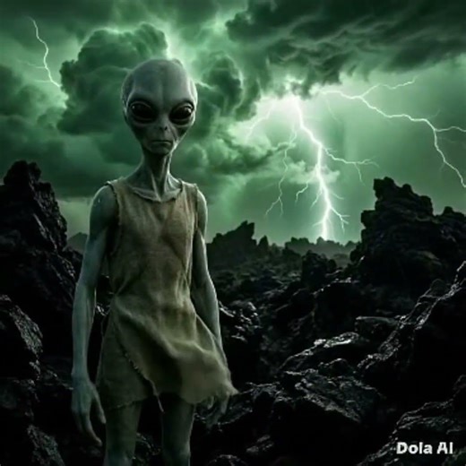 Grey alien summoning a UFO… this is insane 😳