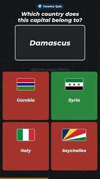 Do you know the capitals of these 9 countries? 🏛️ #Shorts