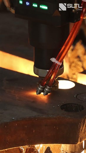 20kW Fiber Laser Cutting 50mm Mild Steel | High Power Thick Plate Precision Cutting Demo