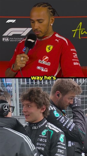 Lewis is proud of his Mercedes successor, Antonelli 🤗