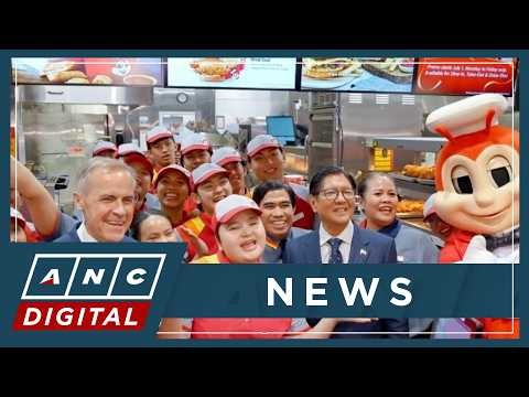 Marcos visits Jollibee branch in Vancouver with PM Carney | ANC