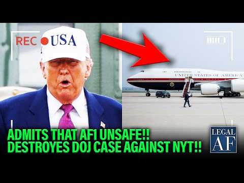 Trump CONFESSES that Air Force 1 is UNSAFE to Fly Undermining his DOJ Subpoenas to NYT to Find LEAKS