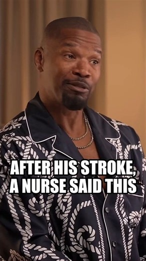 A Nurse Told Jamie Foxx Only 3% Walk Out After What He Had #shorts