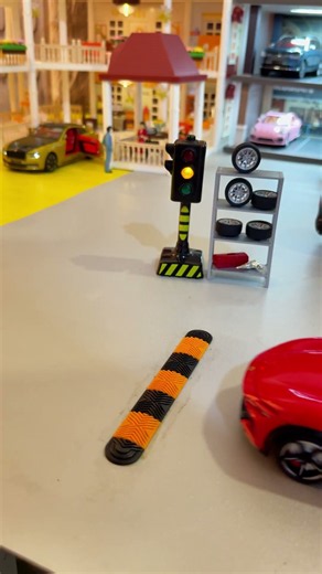 Speed Bump Challenge! 🚗💥 1:24 Model Car #automobile #bumping #car #diecast
