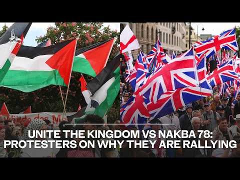 'Tommy Robinson can do one': Rival protesters on why they are rallying in London