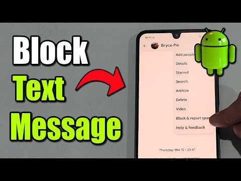 How to Block & Unblock Text Messages on Samsung Phone - Easy Tutorial