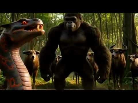 Giant Anaconda Attack in Jungle 😱 | Biggest Snake Ever Found | Scary Python Video...