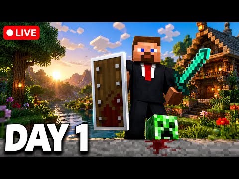 Can I Speedrun Minecraft (PART-01) ? 🔴 Live Now