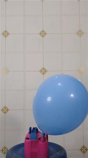 DON’T BLINK! Blue Balloon EXPLODES 🎈💥😱 #shorts #balloonpopping #balloon #poppballons