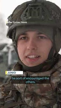 Teenage soldiers ready to face the Russian threat