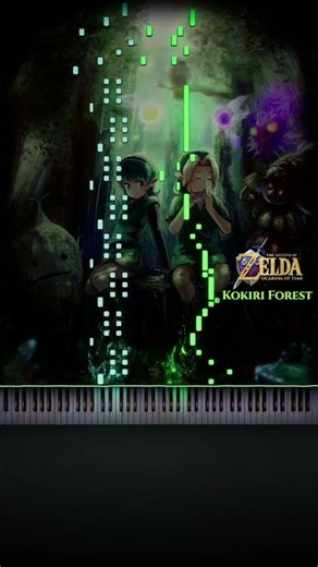 Kokiri Forest | Zelda Ocarina of Time Piano Arrangement #zelda #nintendo #ocarinaoftime