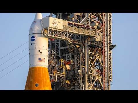 NASA feeds for Artemis II mission to moon | full video