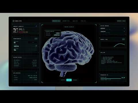 Medical AI Interface UI – Neural Diagnostics & Monitoring System