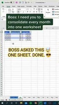 Boss Wanted Monthly Sheets Combined 😳 | Excel Power Query
