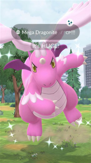 5400+ CP XXL Mighty Shiny Mega Dragonite in the Wild?!