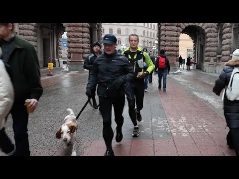 Stockholm Winter Walk 4K ❄️ Sweden’s Prime Minister in his morning jog!!! 🇸🇪 ❄️🇸🇪