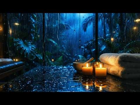 Luxury Spa Rain Ambience 🌧️🕯️ Soothing Sounds for Deep Sleep, Meditation & Relaxation