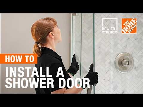 How-To Workshops - How To Install A Shower Door | The Home Depot