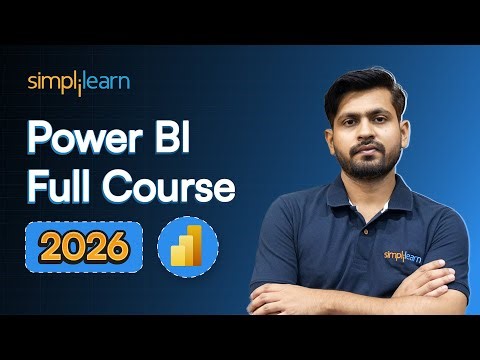Power BI Full Course 2026 [FREE] | Power BI Tutorial For Beginners | Power BI Training | Simplilearn