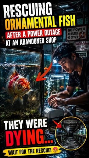 Saving Ornamental Fish After a Power Outage #rescueefforts #movie #