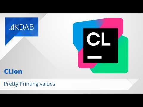 Pretty Printing Values in CLion