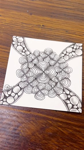 Zentangle Pattern -PUFFY8’s | Drawing Tutorial For Beginners #zentangle #doodle #Zendoodle #art #zenart #mindfulart #trending #viral #painting #easyart | Easy Art