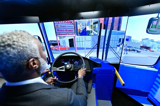 MTA unveils the future of bus driver training